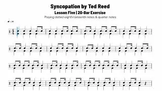 Dotted Eighth, Sixteenth Notes & Quarter Notes  ♩ = 90 BPM