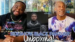 SIDESHOW BLACK PANTHER UNBOXING!! #unboxing #sideshow #statue #blackpanther #chadwickboseman