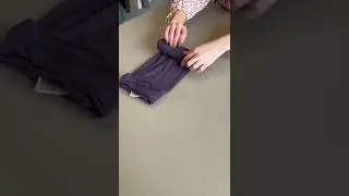 Space Saving Way to Store Shirts! #Shorts
