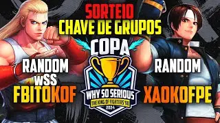 🔴 #SHORTS【LIVE BENEFICENTE】SORTEIO CHAVE DE GRUPOS | COPA WHY SO SERIOUS KOF' 98