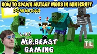 How to install mutant mobs mod like @MrBeast Gaming in Minecraft (Tlauncher)