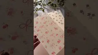 DIY Cute Envelope ✉️🍓🍓🍒🪻#shorts #pinterest #diy #art
