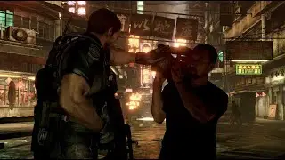 I just realised Chris Redfield was on the news..
