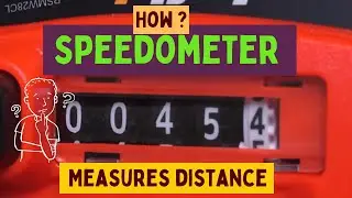 How speedometer measures the distance?