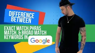 Exact Match, Phrase Match, & Broad Match in Google Ads EXPLAINED
