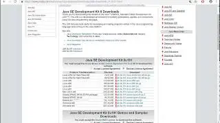 Downloading and Installing Java SE Development Kit 8u191 JDK
