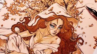 ✷ Pen and Ink drawing // full art process from scratch // Q&A