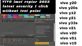 Vivo Direct imei Repair | Vivo Without Test Point | Rectore orijnal imei  | y20,y21,y12.