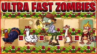 ULTRA FAST ZOMBIES in Bramble Bush Challenge - WHO WILL SURVIVE??? PvZ 2 MOD
