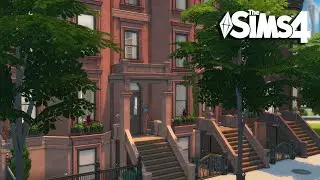 NEW YORK BROWNSTONE HOUSE / The Sims 4 speed build