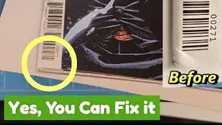 How I Saved This Corner Crunched Comic (Step-by-Step Fix)