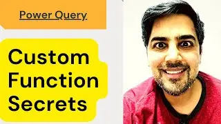 How to create functions in power query M language - (Power Query Training) 12