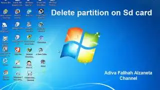 How To Delete Partition on  SD Card | Mengembalikan SD Card dari Partisi