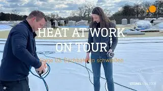 #HeatatWork ON TOUR | Folge 3: STEINEL auf dem Flachdach, zu Besuch beim Dachbahn schweißen