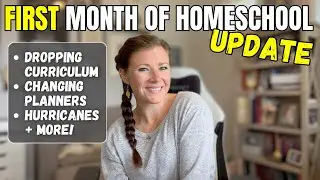 FIRST MONTH OF HOMESCHOOL UPDATE || 2nd Grade + Kindergarten || August 2024 Update