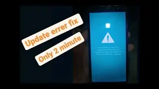 How to fix An error has occurred while updating the device software Use the Emergency Smart Switch