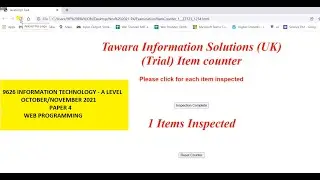 A Level IT 9626 November 2021 Paper 4 -Web Programming