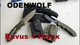 Die neuen Outdoor/Bushcraft Messer von ODENWOLF! Ravus + Ferox EDC Taschenmesser Review / Test 2024