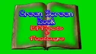 Book- Green Screen Animation