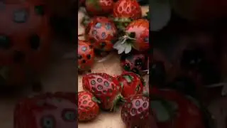 Transform Strawberries into Ladybugs #AIContentCreation #ViralVideoTips  #StrawberryLadybugs