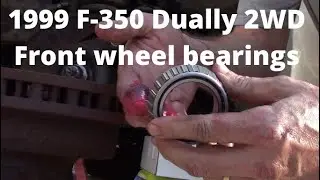 F-350 dually 2WD front bearings, again.