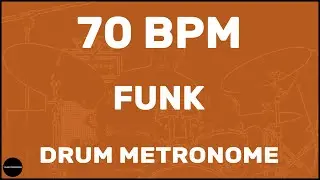 Funk | Drum Metronome Loop | 70 BPM