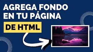 Como poner una imagen de fondo en tu pagina web en html