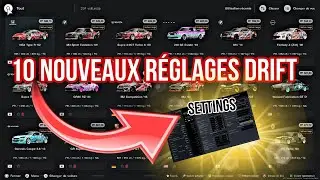 10 NOUVEAUX RÉGLAGES DRIFT sur Gran Turismo 7 !!!