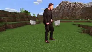 Elon musk in minecraft