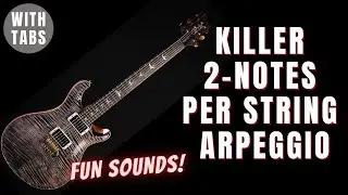 Killer 2 Note per String Arpeggio Shape Lead Guitar Soloing Lesson