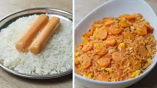 Don't Waste Leftover Rice You Can Make This  Fried Rice Recipe With That | Sausage Fried Rice Recipe
