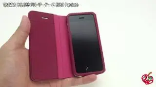 GRAMAS COLORS PUレザー手帳型ケース EURO Passione iPhone SE/5s/5