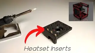 Voron V0.1 Installing Heat Set Inserts - Build Preparation
