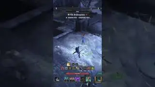 🧊  magic warden freezes mrs.thang alive 🥶 #elderscrollsonline #elderscrolls