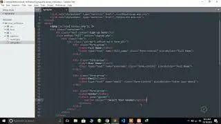 #3 Email Verification, Password Recovery and Reset System in PHP   Creating the signup page