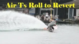How to TS ROLL TO REVERT air trick .Wakeboard. Как научиться ТС РОЛ РЕВЁРТ на вейке с флета
