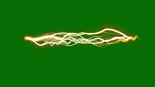 Green Screen Lightning Electricity