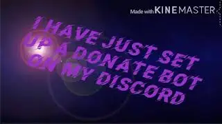 New donate bot on my discord!