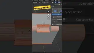 Learn symmetry modeling :)