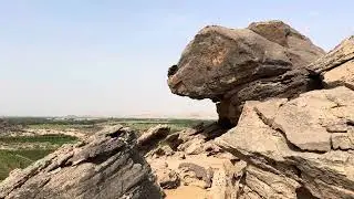 صخرة طويلة على طريق الهجرة