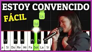 ESTOY CONVENCIDO - Averly Morillo ACORDES Piano Tutorial (Notas de Adoración Fácil)