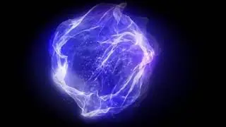 Energy orbs animated background video hd