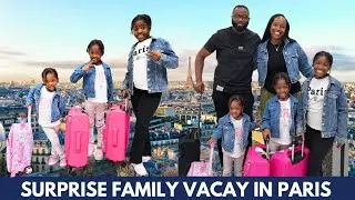 Surprising The Girls To Paris 😁😅// Family Vacay