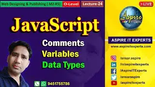 Basics of JavaScript | JavaScript Comments | JavaScript Variables | java script data types