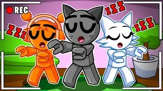 We caught our SPRUNKI plushies sleepwalking at 3 in the morning… (Sprunki)