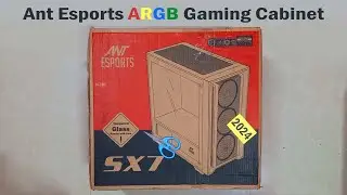 Ant Esports SX7 Cabinet Unboxing | Best Cabinet Under 3000 💥 #gaming #argb #antesports