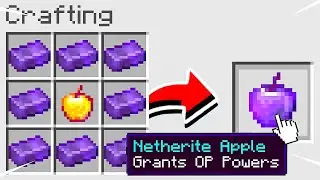 Minecraft, But There Are Custom Apples..