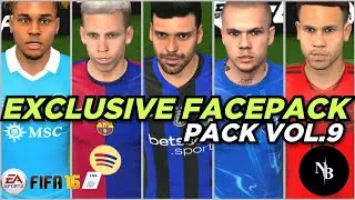 EXCLUSIVE FACEPACK VOL.9 FIFA 16 MOBILE