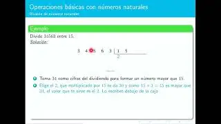 Números naturales #11: Operaciones. División exacta y entera