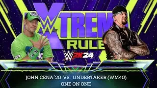 Full Match - John Cena '20 vs Undertaker: Extreme Rules | WWE 2k24